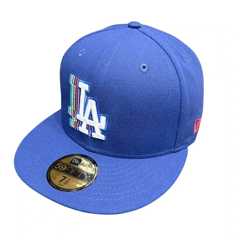 Los Angeles Dodgers New‎ Era 59FIFTY Hat 7 1/2 Dodger Stadium 50th New MLB New
